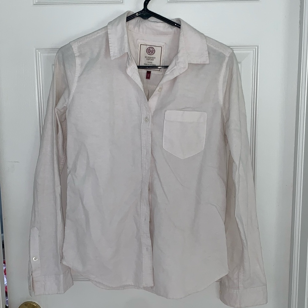 Long sleeve white button up